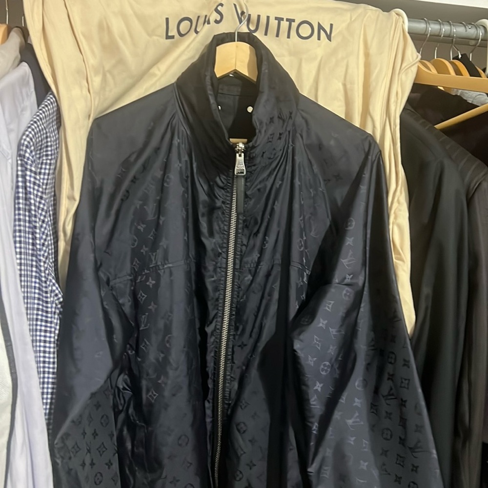 Navy Blue Louis Vuitton reversible Winbreaker Men’s Large